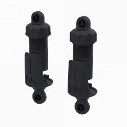 Shock Set Bore: 11mm Length: 70mm Piston: 2x1.3mm Oil: 2000cSt Black with Bump Stop