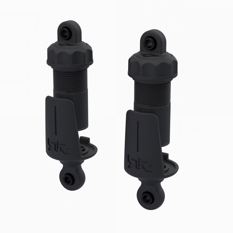 Shock Set Bore: 11mm Length: 70mm Piston: 2x1.3mm Oil: 2000cSt Black with Bump Stop