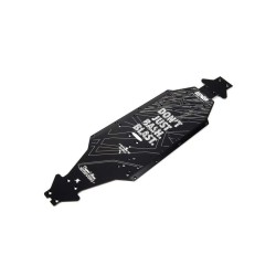 Aluminum Chassis CNC 7075 T6 LWB Black: EXB