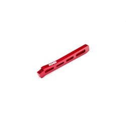 Front Center Aluminum Chassis Brace 118mm Red: EXB