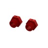 Aluminum Wheel Hex 24mm Red (2)