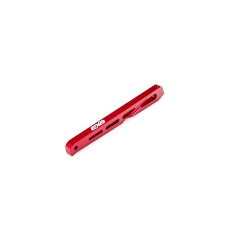 Rear Center Aluminum Chassis Brace 120mm Red: EXB