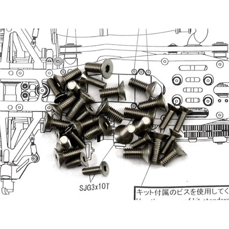 TITANIUM SCREW SET B MRX-4