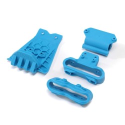 Lower Skid And Bumper Mount Set Blue