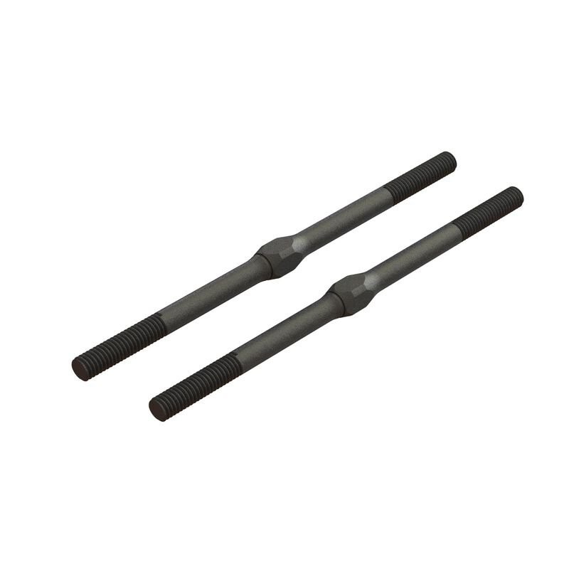 Steel Turnbuckle M5 x 85mm Black (2)