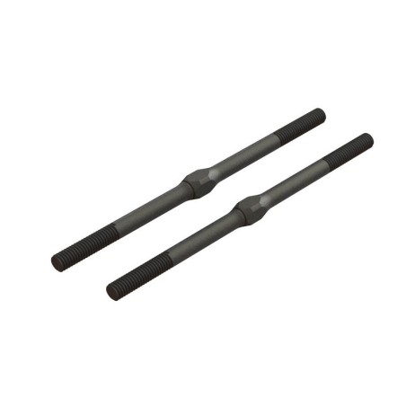 Steel Turnbuckle M5 x 85mm Black (2)