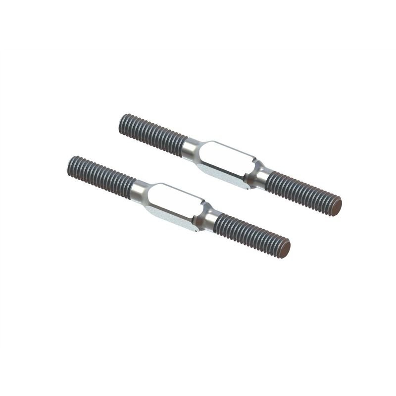 Steel Turnbuckle M4x45mm Silver (2): EXB
