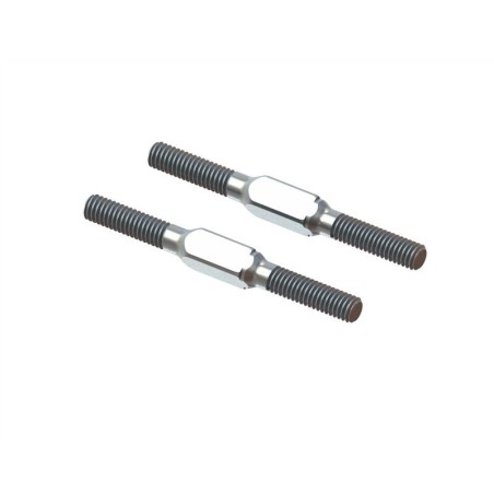 Steel Turnbuckle M4x45mm Silver (2): EXB