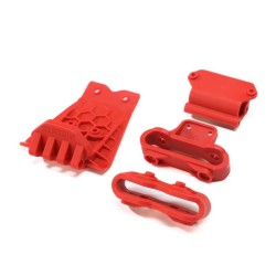 Lower Skid And Bumper Mount Set Red
