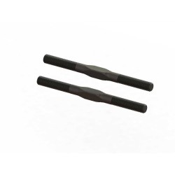 Steel Turnbuckle M5x65mm Black (2)