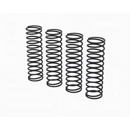 Shock Spring Set E 0.50N/mm Black (4): GROM