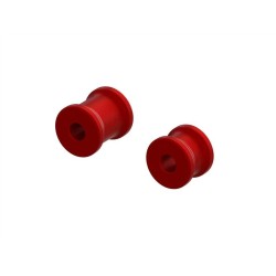 Aluminum Chassis Brace Spacer Set Red: EXB