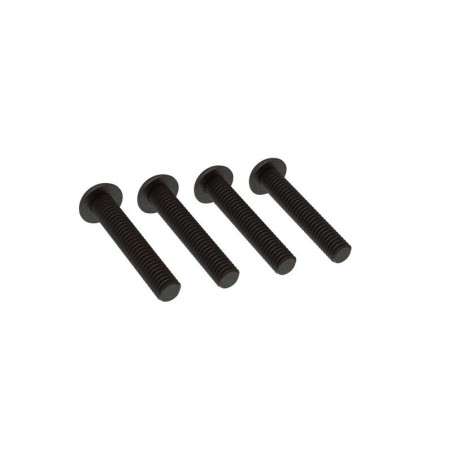 Button Head Hex Machine Screws M4x22mm (4)
