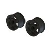1/10 Front/Rear 2.8 Wheels 14mm Hex Black (2)