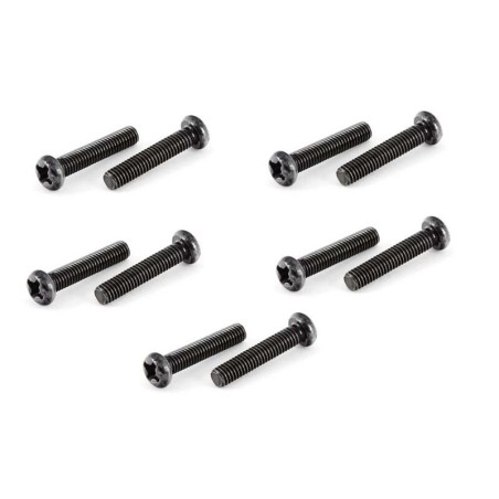 Button Head Cross Machine Screw 3x15mm (10)