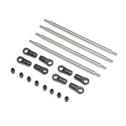 Rear Upper/Lower Links Set Titanium: AXP8