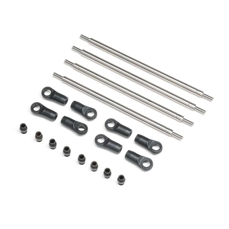 Rear Upper/Lower Links Set Titanium: AXP8