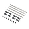 Rear Upper/Lower Links Set Titanium: AXP8