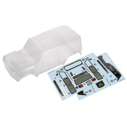 Clear Body Precut: SCX24 Jeep Wrangler JLU