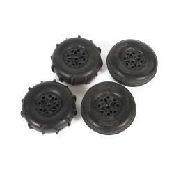 ST28 Front Razor Rear Paddle Tire and Wheel Set: Yeti Jr