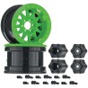 1/10 Method IFD 2.2 Beadlock Wheels 12mm Hex Green (2)
