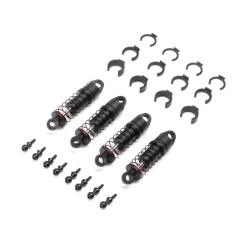 Oil Shock Set 6mm (.213 lbs/in Red): SCX24 (4)