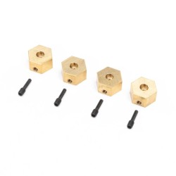 Hex Hubs Brass (7g): UTB18 (4)