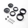 1.9 Raceline Daytona Beadlock Wheels Black (2)