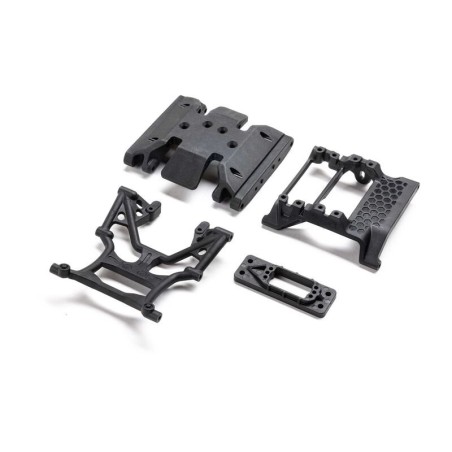 Servo Mount Skid Cross Members: SCX10 III HP