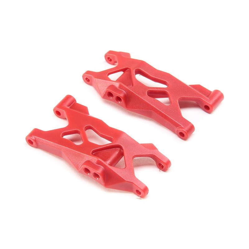 Front Lower Control Arm Set Red: Yeti Jr
