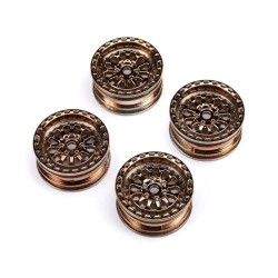 Black Rhino Wheel 1.0 7mm Hex (4): SCX24