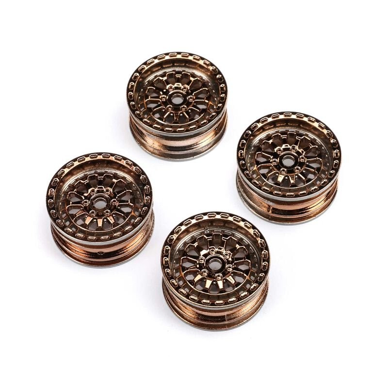 Black Rhino Wheel 1.0 7mm Hex (4): SCX24