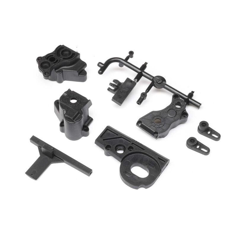 Motor Mount Trans Case & Linkage: 1/10 SCX10 PRO
