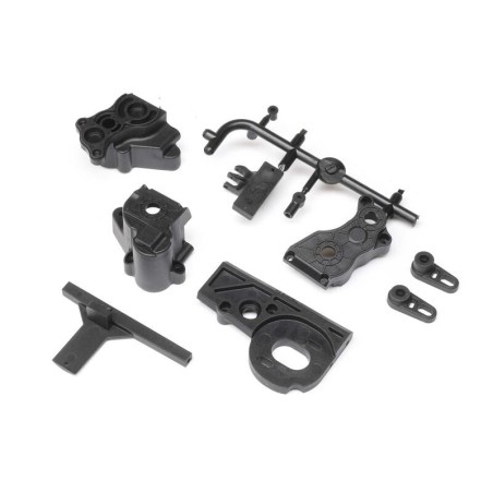 Motor Mount Trans Case & Linkage: 1/10 SCX10 PRO