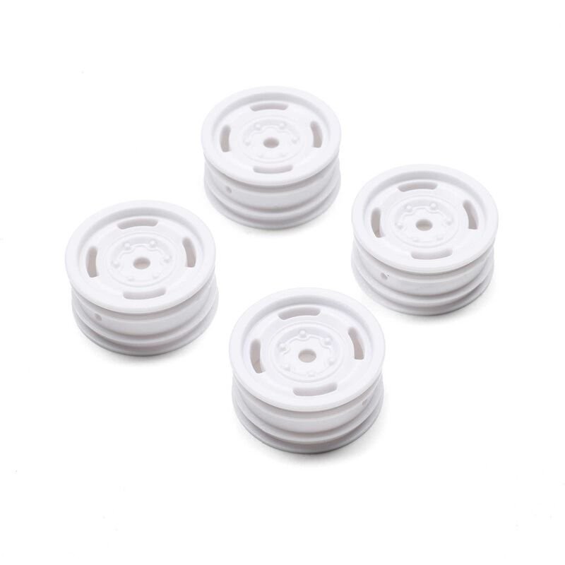 1.0 Bronco Heritage Wheels White: SCX24