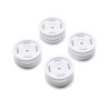 1.0 Bronco Heritage Wheels White: SCX24