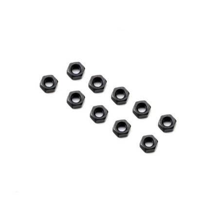M3 Nut Thin Black (10)