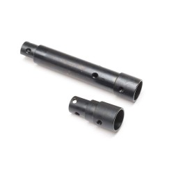 Axle Tube Set Front Steel: 1/10 SCX10 PRO