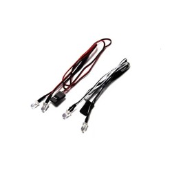 LED Light Set White/Red: SCX10 III