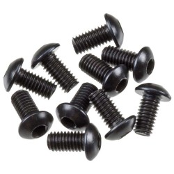 Hex Socket Button Head M3x6mm Black (10)