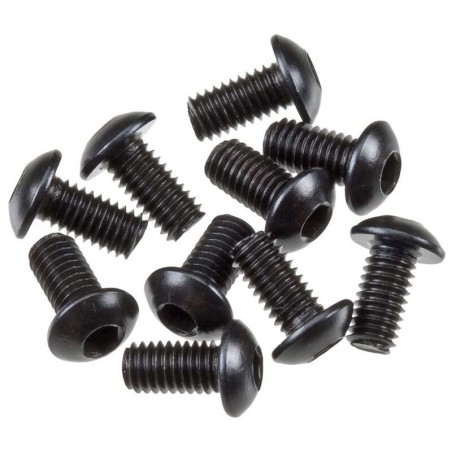 Hex Socket Button Head M3x6mm Black (10)