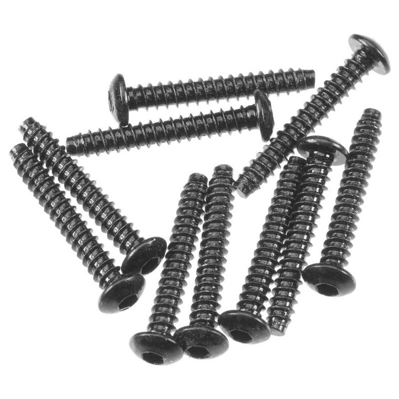 Hex Socket Tapping Button Head M3x20mm Black (10)