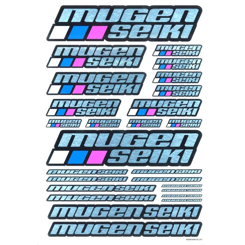 12 LOGO STICKER (METALLIC)
