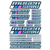 12 LOGO STICKER (METALLIC)