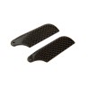 Tail Rotor Blade Set Carbon Fiber: B450 3D B400 B450 X