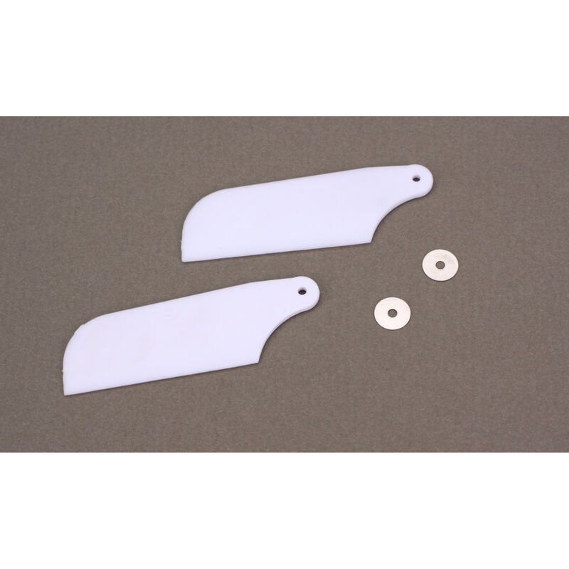 Tail Rotor Blade Set White: B450 330X 330S
