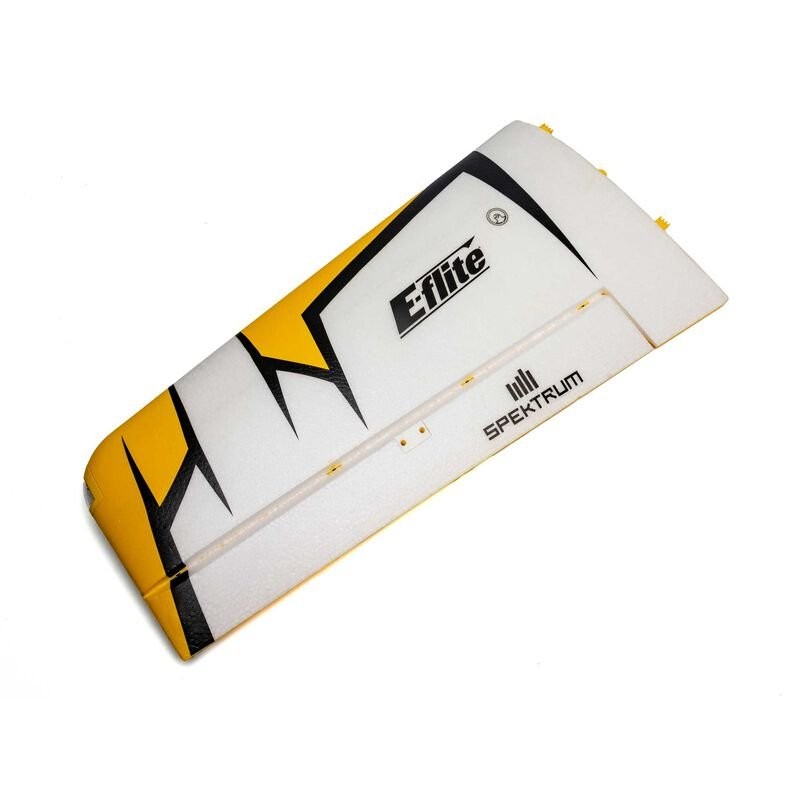 Left Painted Wing with Aileron Servo: Sportix 1.1m
