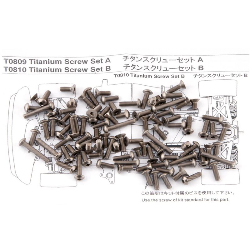 TITANIUM SCREW SET A MTX-4