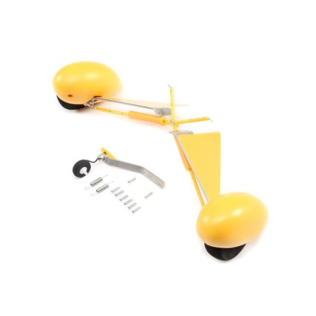 Landing Gear Set with Wheels: 1.2m Clipped Wing Cub