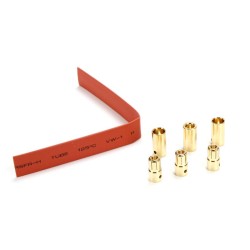 Connector: Gold Bullet Set 6.5mm (3)